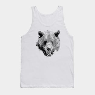 Bear portrait Tank Top